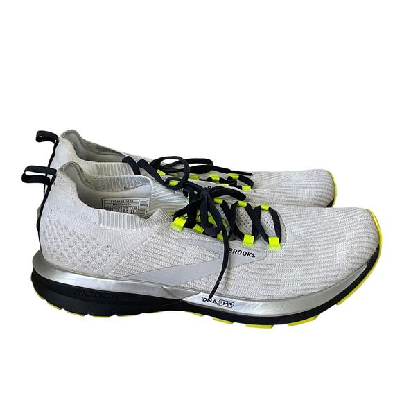 Brooks Men's Ricochet 2 White Athletic Sneakers - Picture 5 of 8